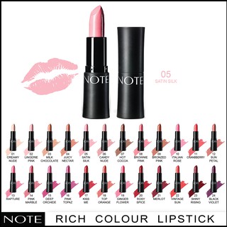 NOTE COSMETICS ULTRA RICH COLOR LIPSTICK 05 SATIN SILK