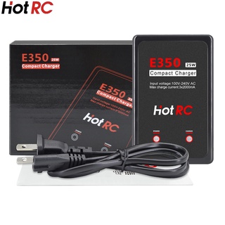 ที่ชาร์จแบตเตอรี่ E350 Pro AC100-240V 2000mA 25W 2-3S Lipo สําหรับโดรน คอร์ดคอปเตอร์บังคับ รถบรรทุกบังคับ 1 ชิ้น