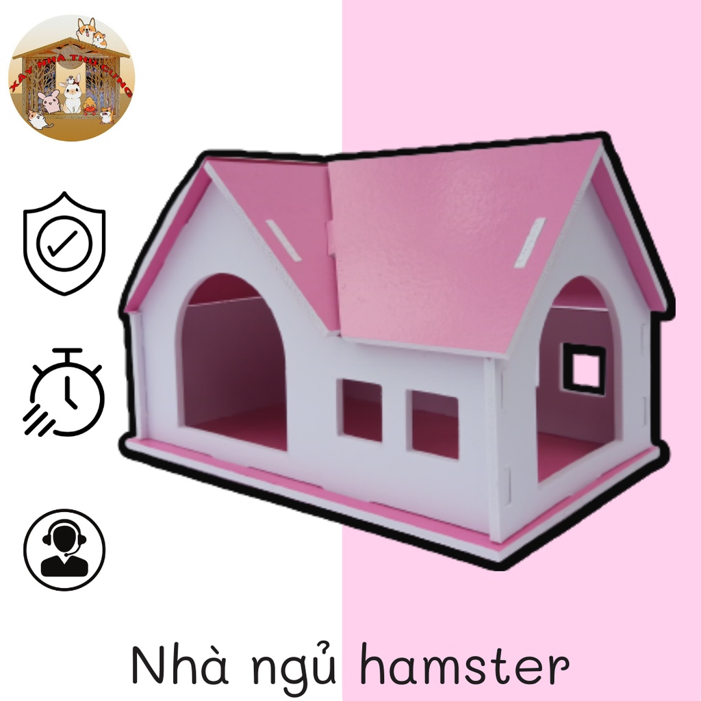 ห้องนอนสําหรับหนูตะเภาและเม่นแคระ ขนาด 23x15x15cm - XNTC25