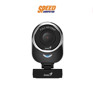 WEBCAM (เว็บแคม) GENIUS QCAM 6000 FULL HIGH DEFINITION 1080P (ฺBLACK) By Speedcom