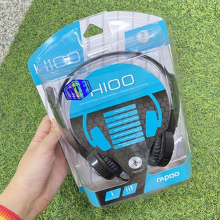 Rapoo รุ่น H100 Wired Stereo Headset  (HT-H100P-BK)