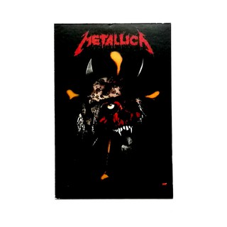 Metallica 3 Magnet fridge Rock Band Music Metal  แผ่นแม่เหล็ก ติดตู้เย็น หนา 5มิล วงดนตรี ของขวัญของฝาก ที่ระลึก