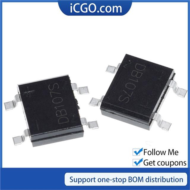 20PCS SMD DB107 DB107S 1A 1000V เฟสเดียวไดโอด Rectifier Bridge