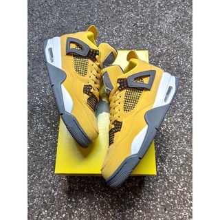 Air Jordan 4 Retro Tour Yellow Lightning 2021 (ลิขสิทธิ์แท้)