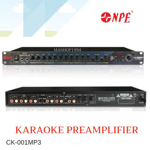 ปรี NPE KARAOKE PREAMPLIFIER CK-001MP3