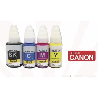 หมึกเติมCANON เกรดพรีเมียม ยี่ห้อComax สำหรับรุ่น G Series G1000/G1010/G2000/G2002/G2010/G3000/G3010/G4000/G4010