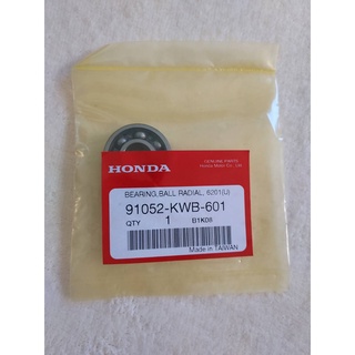 91052-KWB-601 ลูกปืนตลับ, 6201U Honda แท้ศูนย์