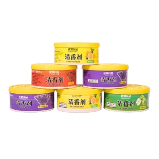 สดชื่น70g ของแข็งอากาศกลิ่นหอม น้ำหอมปรับอากาศ ธูปกล่องน้ำมันหอมระเหย SL4003