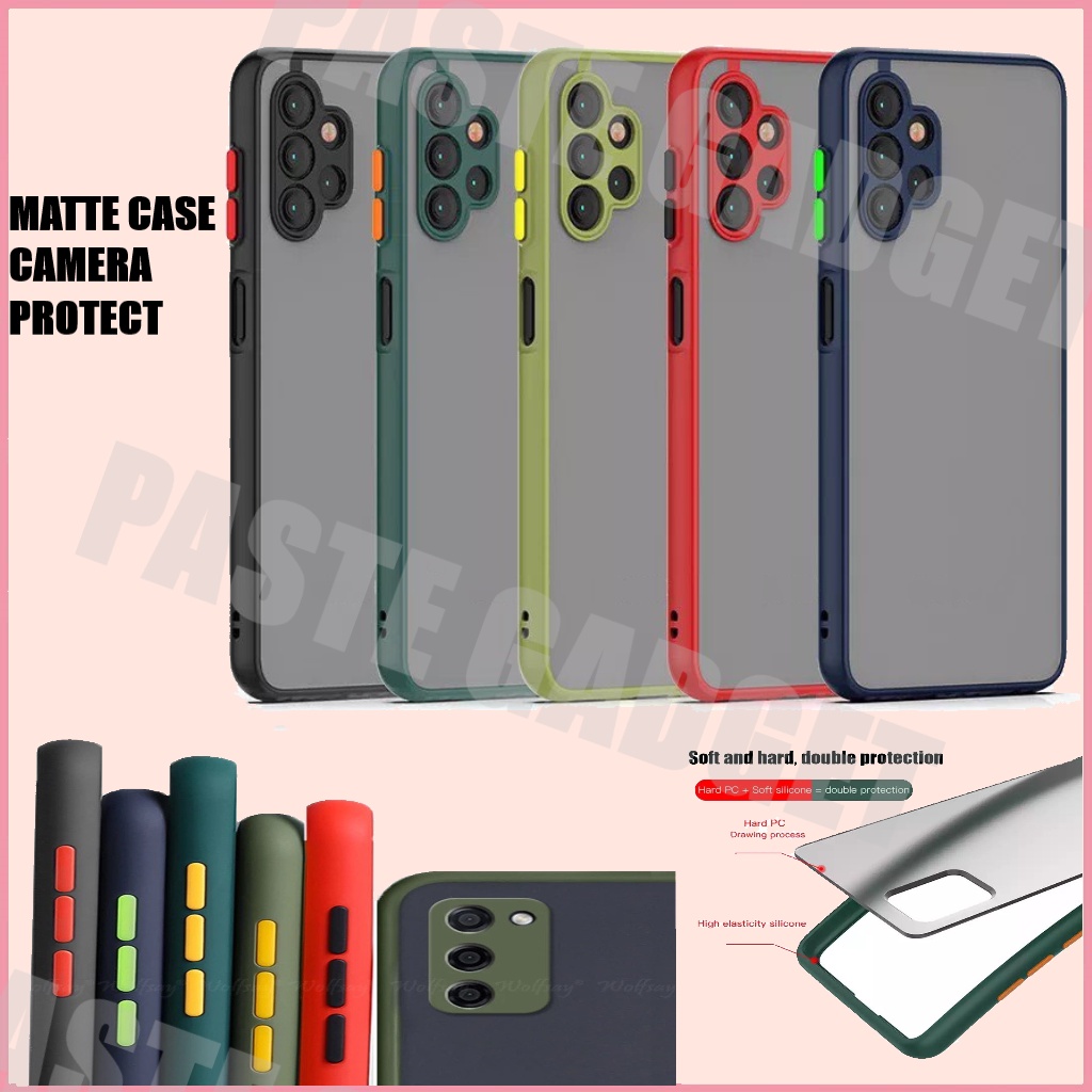 6 6S 6 Plus 6SPlus 7 7 Plus SE 8 8 Plus X XS XR XS Max 11 11 Pro 11 Pro Max กล้องปกป้อง Matte Shock 