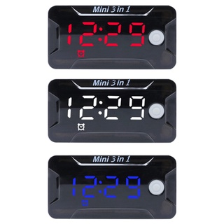 Pcf* นาฬิกาดิจิทัล LED โวลต์มิเตอร์ DC 8V-72V กันน้ํา กันฝุ่น สําหรับรถจักรยานยนต์ รถยนต์