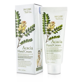 3W CLINIC - ครีมทามือ Hand Cream - Acacia - 100ml/3.38oz