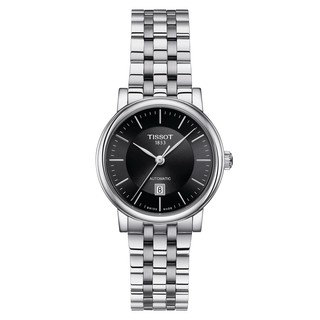 Tissot Carson Automatic Lady ทิสโซต์ คาร์สัน ออโต้ สีดำ เงิน T1222071105100 นาฬิกาผู้หญิง