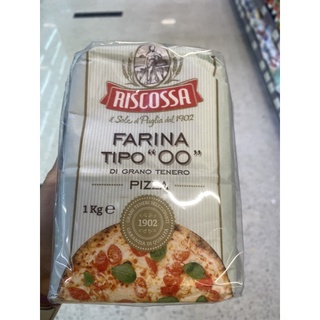 ฟารีนาเปอร์ พิซซ่า ตรา ริสคอสซ่า 1000G. Tender Wheat Flour ( Farina Per Pizza ) Riscossa เทนเดอร์วีทฟลาว์