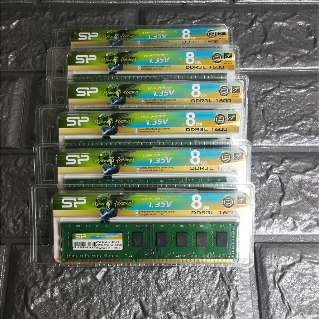 ⚡️แรม 8G DDR3L BUS 1600 Silicon Power ประกันLT strek (สินค้าใหม่)