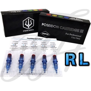 POSEIDON อุปกรณ์สัก เข็มฮอค สำหรับเครื่องฮอค เดินเส้น RL (5เล่ม)