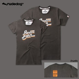 Rudedog เสื้อยืด รุ่น Bubble21 สีชาร์โคล (ราคาต่อตัว)