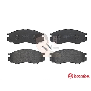 P54 020B ผ้าเบรก F (แท้ BREMBO รุ่น Black) MITSUBISHI L200 สตราด้า L200 4x2 Strada 2.5D 2.8D 4x2 ปี1996-2003