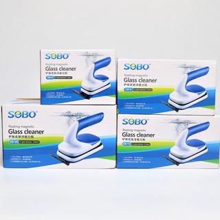 SOBO Glass Cleaner (ที่ขัดกระจก) พร้อมด้านจับและใบมีด สำหรับตู้ปลา