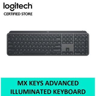 Logitech MX Keys Advance Wireless Keyboard สีดำ รับประกันศูนย์ไทย 1 ปี.