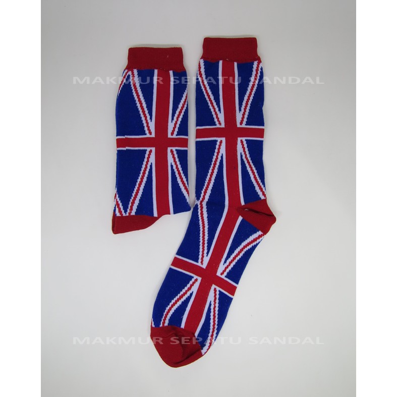Old School Old Skool Socks with England Flag Motif