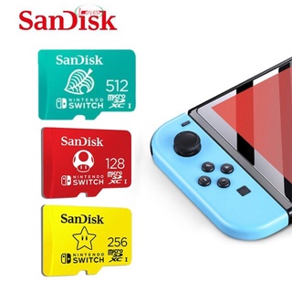 SANDISK การ์ดหน่วยความจํา Nintendo คุณภาพสูง 100% ของแท้【Ft】