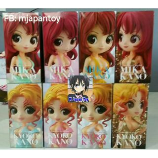 ฟิกเกอร์แท้ล็อตญี่ปุ่น  Qposket - Banpresto fabulous Q posket Kano sisters Kyoko , Mika