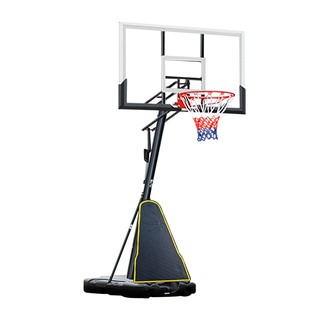 LANCAMP แป้นบาส แบบตั้งพื้น JS149 basketball hoop พร้อมห่วงบาส สำหรับกลางแจ้ง แป้นบาสเก็ตบอล เสาปรับความสูงได้ แข็งแรง