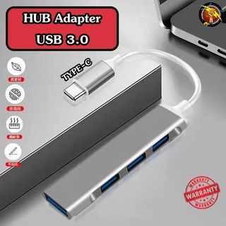 HUB TYPE-C to USB 3.0 เพิ่มช่องเสียบอุปกรณ์ต่างๆ 4 Port USB / ช่อง 5 Gbps ร้านค้าไทย (HUB3.0 มิเนียม4ช่องเทา)