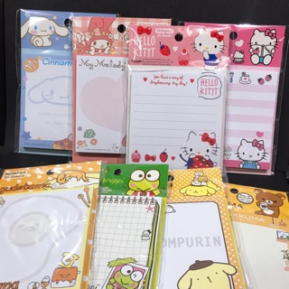 💕 Notepad กระดาษ สมุดฉีก กระดาษโน้ต ลาย Sanrio ลิขสิทธิ์แท้ 💕 พร้อมส่งค่ะ