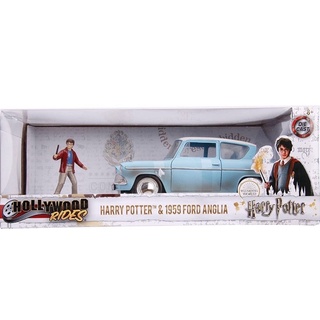 โมเดล 1/24 Harry Potter &amp; 1959 Ford Anglia [JADA]