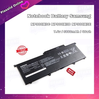 แบตโน๊ตบุ๊ค Notebook Battery Samsung NP900X3C NP900X3D NP900X3E (7.4v / 5880mAh / 48Wh) สินค้ารับประกัน 12 เดือน