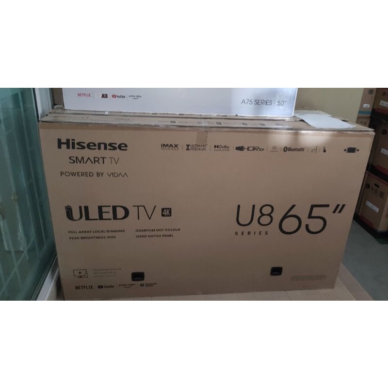 🎀Hisense 4K ULED TV รุ่น 65U8G สินค้าเกรด B