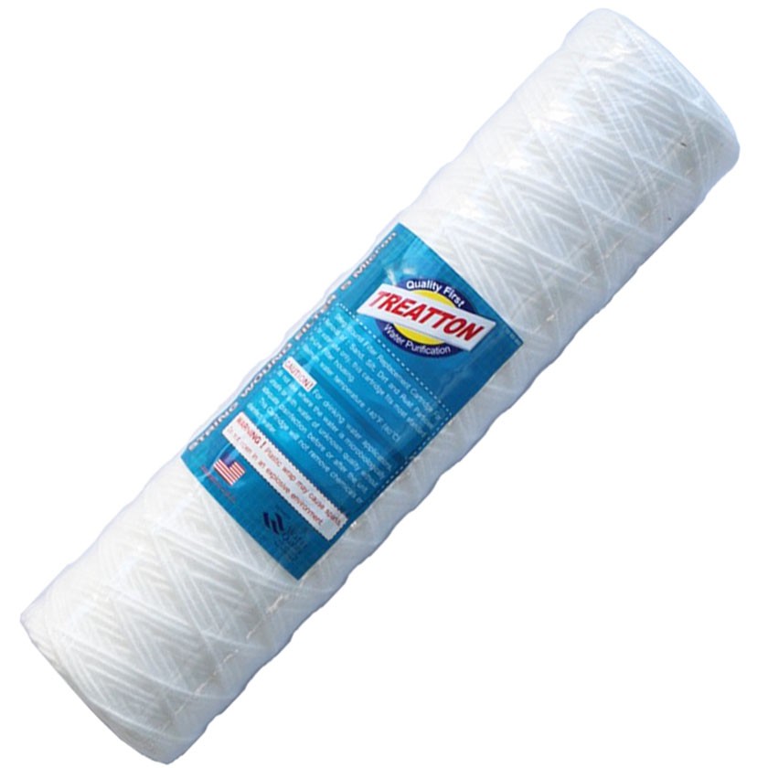 ไส้กรอง แบบเชือก ไส้เชือก ไส้กรองเชือก Treatton 5 ไมครอน Pett 10 ไมครอน ขนาด 10 นิ้ว 2.5“x10”