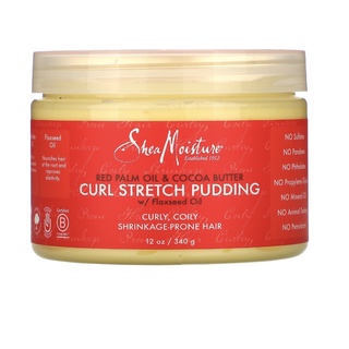 SheaMoisture, Curl Stretch Pudding, Red Palm Oil &amp; Cocoa Butter, 12 oz (340 g)