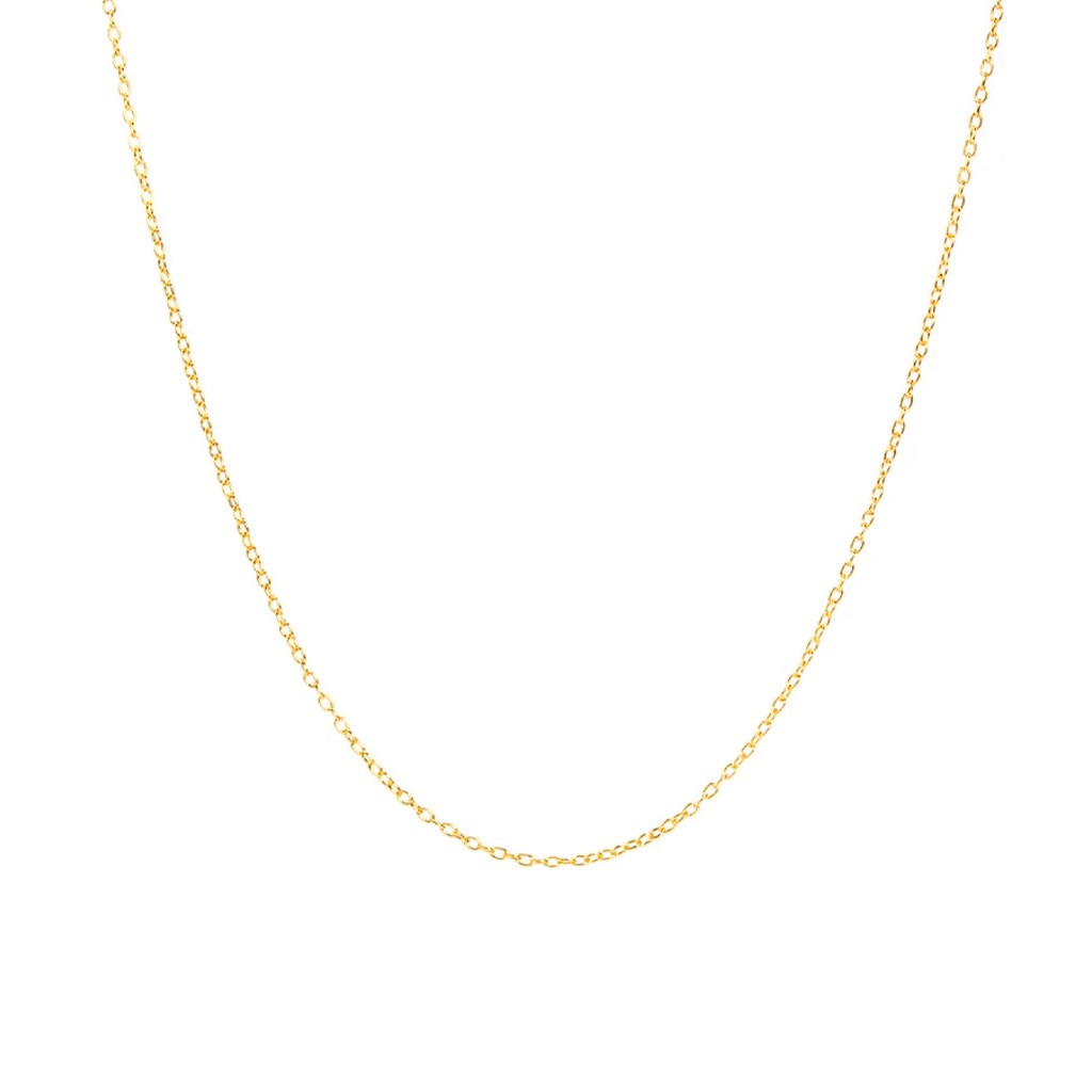 ATRIREAL Yolo Dainty สร้อยคอโซ่ธรรมดาสีทอง