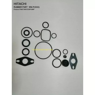 ชุดปะเก็น อะไหล่ปั้มน้ำฮิตาชิ RUBBER PART HITACHI # WM-P350GX2 ปั้มน้ำแรงดันคงที่ (ทรงสี่เหลี่ยม)