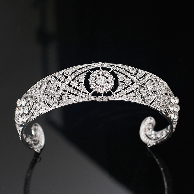 คริสตัลเจ้าหญิง Meghan มงกุฎแต่งงาน Queen Mary Bandeau Tiara