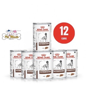 (12กระป๋อง) Royal Canin Gastro Intestinal อาหารสุนัข โรคท้องเสีย410กรัม