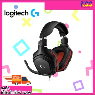 หูฟังเกมมิ่ง หูฟังเล่นเกมส์ Logitech G331 Gaming Headset Stereo Black/Red รับประกัน 1 ปี