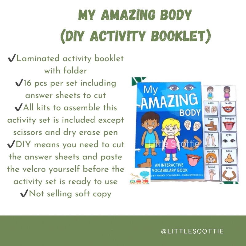 ที่คั่นหนังสือ DIY AMAZING BODY MY ACTIVITY