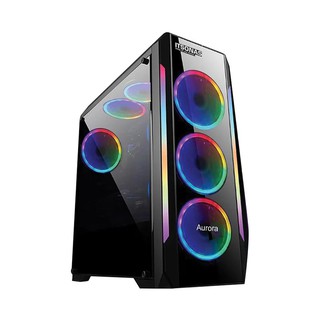 ATX Case (NP) ITSONAS AURORA Shine RGB (Black)