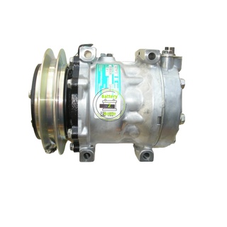 คอมแอร์ ซันเด้น 7H13 โกเบลโก้ รุ่น8(S8986)ใหม่24V Compressor SANDEN KOBELCO