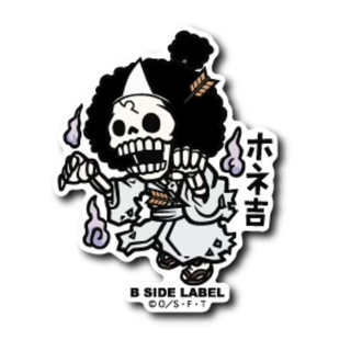 [Direct from Japan] B - SIDE LABEL Sticker ONEPIECE One Piece Brook Honekichi Japan NEW