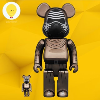 gachabox Bearbrick Kylo Ren The Force Awaken Chrome 100%+400% แบร์บริค พร้อมส่ง ของแท้ - Medicom Toy Be@rbrick Star Wars