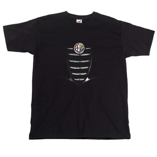 เสื้อยืดลําลอง ผ้าฝ้าย 100% แขนสั้น พิมพ์ลาย Alfa Romeo คุณภาพสูง แฟชั่นสําหรับผู้ชาย