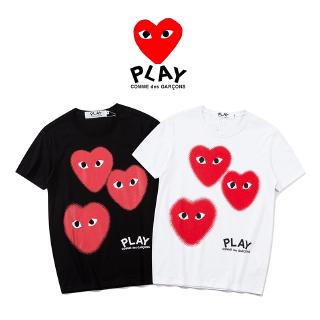 [พร้อมส่ง] เสื้อยืดแขนสั้น พิมพ์ลาย PLAY