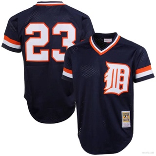 เสื้อยืดกีฬาเบสบอล HQ1 MLB Detroit Tigers Gibson Jersey พลัสไซซ์ สําหรับผู้ชาย และผู้หญิง QH1