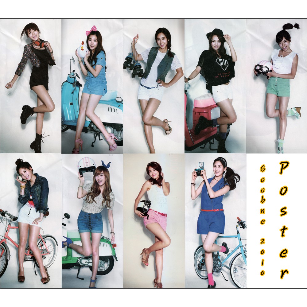 SNSD โปสเตอร์โปรโมทไก่ Goobne (Promo Poster) ของแท้จากเกาหลี Girls' Generation Goobne Official Goods KPOP