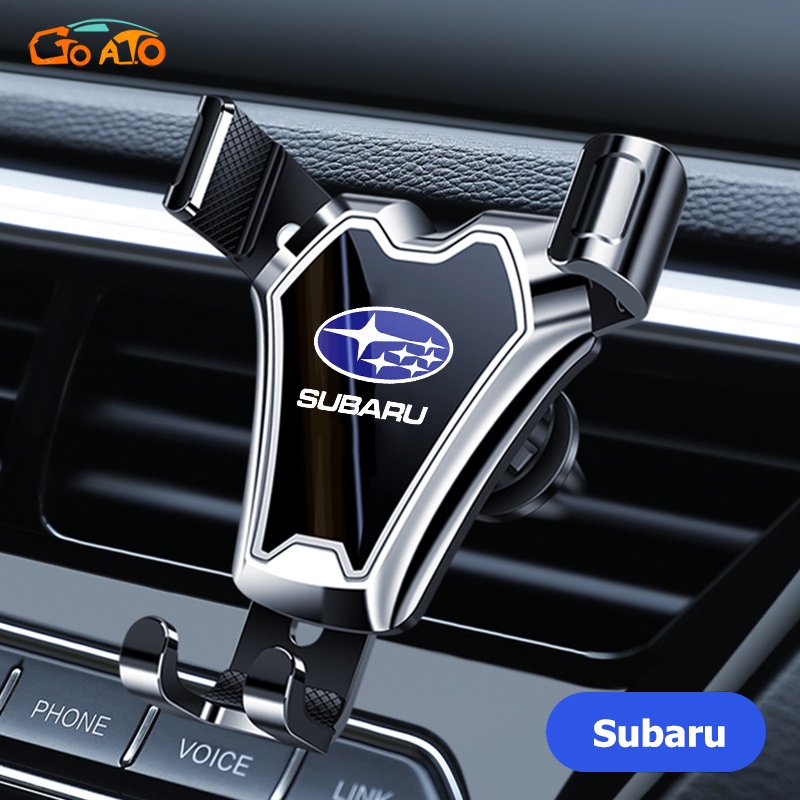 GTIOATO ที่วางโทรศัพท์ในรถยนต์ ที่จับมือถือในรถยนต์ ที่ติดโทรศัพท์ในรถยนต์ ที่วางมือถือในรถ ที่ยึดโทรศัพท์ในรถยนต์ ที่วางมือถือในรถยนต์ ของแต่งรถยนต์ สำหรับ Subaru XV Forester Levorg Impreza BRZ Outback WRX STI