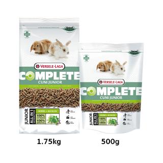 Complete - Cuni Junior Herbs + Alfalfa อาหารลูกกระต่าย สูตรสมุนไพรและหญ้าอัลฟาฟา (500g. , 1.75Kg), Versele Laga